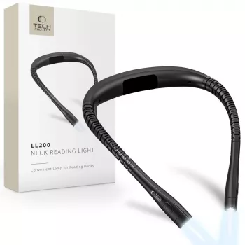 TECH-PROTECT LL200 Kaela Lugemisvalgus Must