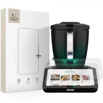 TECH-PROTECT Glass Fit+ 2-Pack Karastatud Klaasist Ekraanikaitse Vorwerk Thermomix TM7 jaoks, Läbipaistev