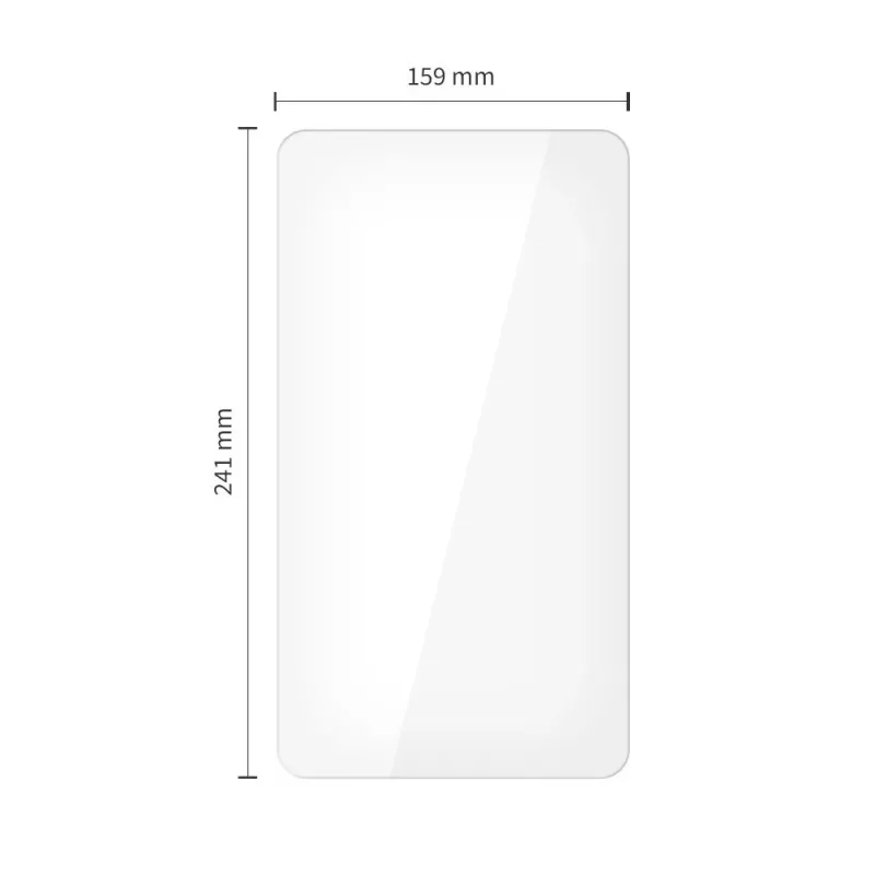 TECH-PROTECT Glass Fit+ 2-Pack Karastatud Klaasist Ekraanikaitse Vorwerk Thermomix TM7 jaoks, Läbipaistev