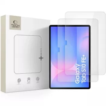 Tech-Protect Glass Fit+ Karastatud klaasist ekraanikaitse Samsung Galaxy Tab S10 FE+ 13.1 X620 / X626B jaoks – Läbipaistev – 2 pakki