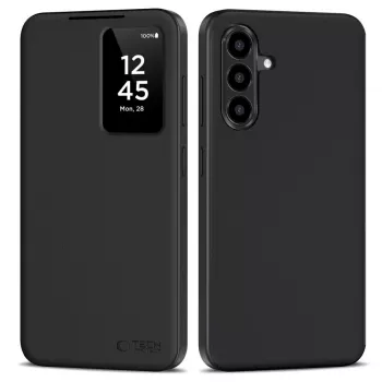 Tech-Protect nutikas rahakotikott Samsung Galaxy A56 5G jaoks, mattmust