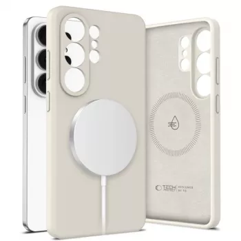 Tech-Protect Silikoonist MagSafe ümbris Samsung Galaxy S26 Ultra jaoks - Cosmic Latte