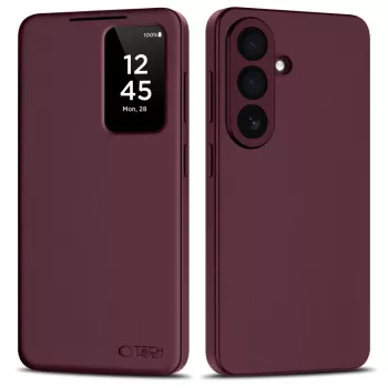 TECH-PROTECT Smart Wallet Case for Samsung Galaxy S26+ Plus, Mulberry