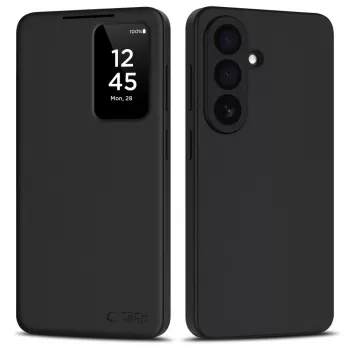 Tech-Protect nutikas rahakotikott Samsung Galaxy A57 5G jaoks, mattmust
