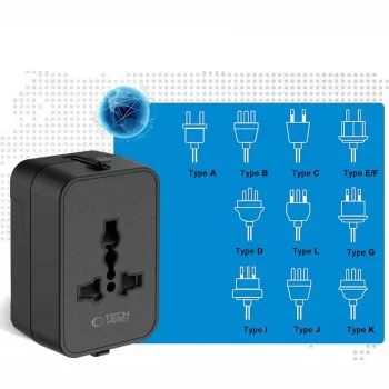 TECH-PROTECT TA300 Reisadapter EU / UK / US / AU Must