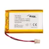 Akyga AKY0640 LP674261 Li-Po aku 3,7 V 2000 mAh, PCM, Molex 5264 2-kontaktiline, 50 mm
