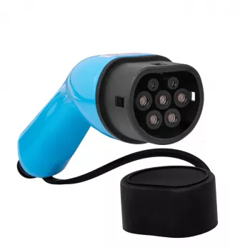 Akyga AK-SC-E17 Type 2 elektriauto laadimispistik (emane), kolmefaasiline, 32 A, sinine