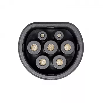 Akyga AK-SC-E17 Type 2 elektriauto laadimispistik (emane), kolmefaasiline, 32 A, sinine