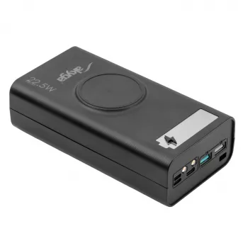 Akyga AK-BC-05 akupanga korpus 37000 mAh, 12x 18650, 22.5W, Qi, USB-C, 2x USB-A, Lightning