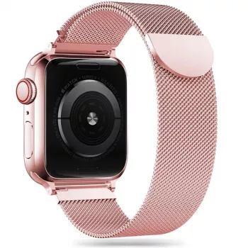 TECH-PROTECT Milanese Loop Band Apple Watch 4 / 5 / 6 / 7 / 8 / 9 / SE (38 / 40 / 41 mm) Roosakuldne