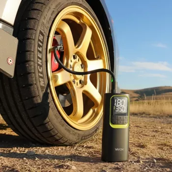 VAYOX VA0410 Laetav Õhupump 8000mAh Silinder 19mm Power Bank Funktsiooniga