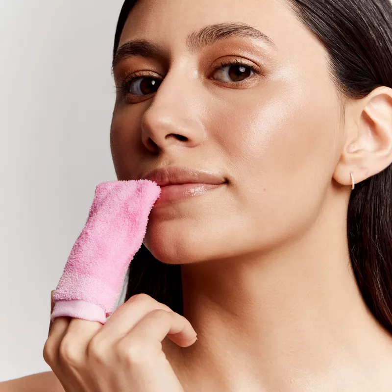 GLOV Scrubex Lip Exfoliating Mitt - 2 Pack | Õrn mikrokiud huulekoorija siledatele huultele