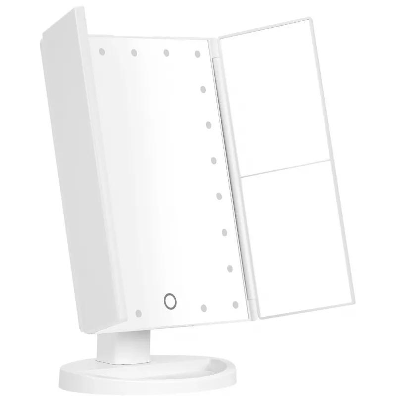 Humanas HS-ML04 LED-peegel meigiks valgustusega - Valge
