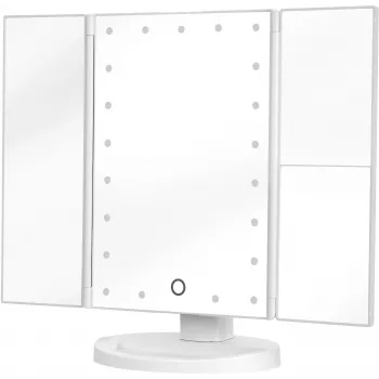 Humanas HS-ML04 LED-peegel meigiks valgustusega - Valge