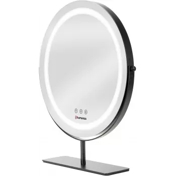 Humanas HS-HM Scarlet mängupeakomplekt punase LED-tulede, üle kõrva, juhtmega, 3,5 mm pistikuga, USB-A, must punaste aktsentidega