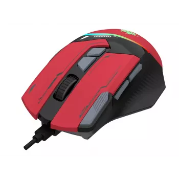 Tracer GameZone Spectra RGB juhtmega mänguhiir, 7200 DPI, punane (TRAMYS47839)