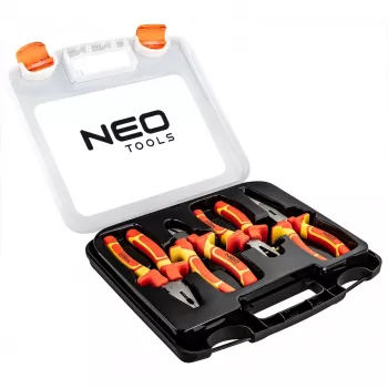 NEO TOOLS 1000V isoleeritud tangide komplekt, 4 tk