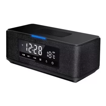 Platinet PMGQ15B - 10W juhtmeta kaasaskantav stereokõlar - must - LCD-ekraan
