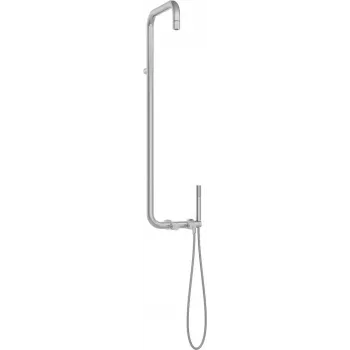 DEANTE Rain Shower with Shower Faucet - Termostaatiline dušikolonn 250mm ülemise vihmadušiga ja 3-funktsioonilise käsidušiga, kroom