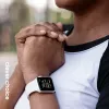 Crong Liquid Silicone Strap for Apple Watch 38/40/41/42 mm (White)