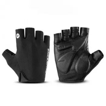 ROCKBROS S106BK Pooliku sõrme jalgrattakindad, suurus M - must