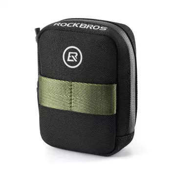 ROCKBROS Mini Istmekott CO2 Padrunihoidjaga - Must/Roheline