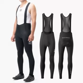 ROCKBROS Cycling Bib Trousers 200021 Long with Pad Size XXL - Black