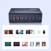 Wozinsky 240W GaN QC3 laadimisjaam - must