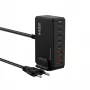 Wozinsky 240W GaN QC3 laadimisjaam - must