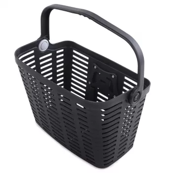 Wozinsky WKR-PK Jalgrattakorv, Plastik, Must, Lenkrikinnitus, 15L