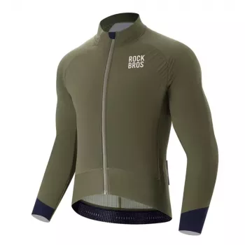 ROCKBROS YDWT014 Talvine Jalgrattajope Kahekihiline Fliis XXL Roheline