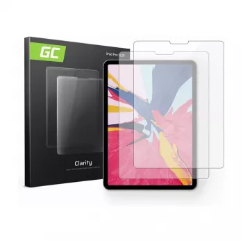 GREENCELL 2x Karastatud Klaas GC Clarity Apple iPad Pro 12.9 (2018/2020) jaoks