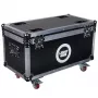 CASE4ME CC80 kaablikohver - alumiiniumraam, ABS-paneelid, must, lukustatav, vaheseintega