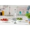 ZELMER ZHB4555S 1000W saumikser, hõbe/must, roostevabast terasest tera, muudetava kiirusega turbo funktsiooniga, hakkija 500ml, vispel, tops 700ml