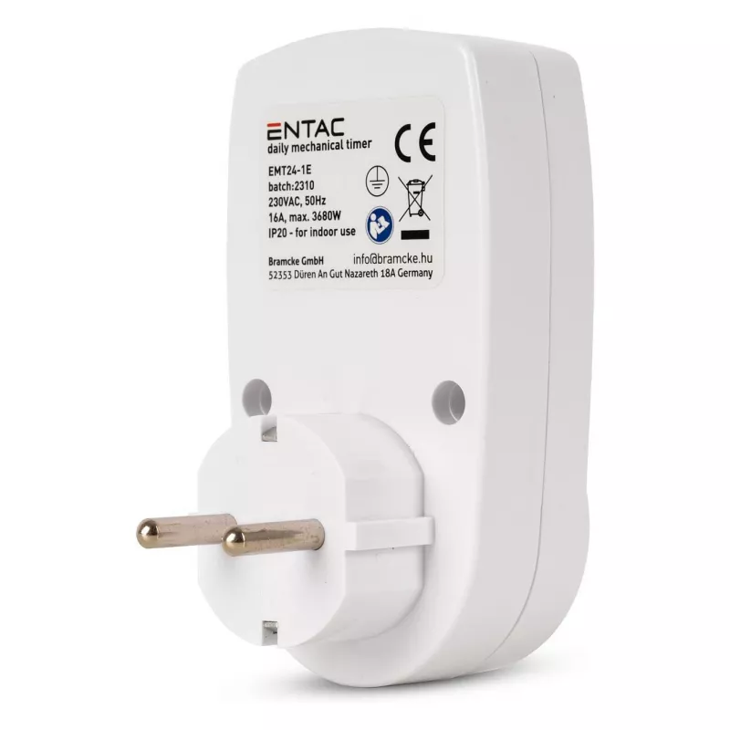 ENTAC Mechanical Timer Mini 24 Hours 24 Programs