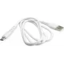 BIOND USB-A – USB-C 1m Valge Taaskasutatud Plastist Kaabel – Laadimine ja Andmed