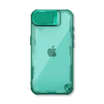 Nillkin Iceblade Prop Case koos kaamerakaane ja jalaga iPhone 16e / 17e jaoks - Roheline