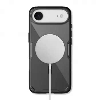 Nillkin Nature TPU Pro Magnetic Case iPhone 17 Air jaoks - Pool-läbipaistev must
