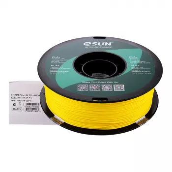 ESUN PLA+ 1.75mm Yellow 1kg 3D Printer Filament