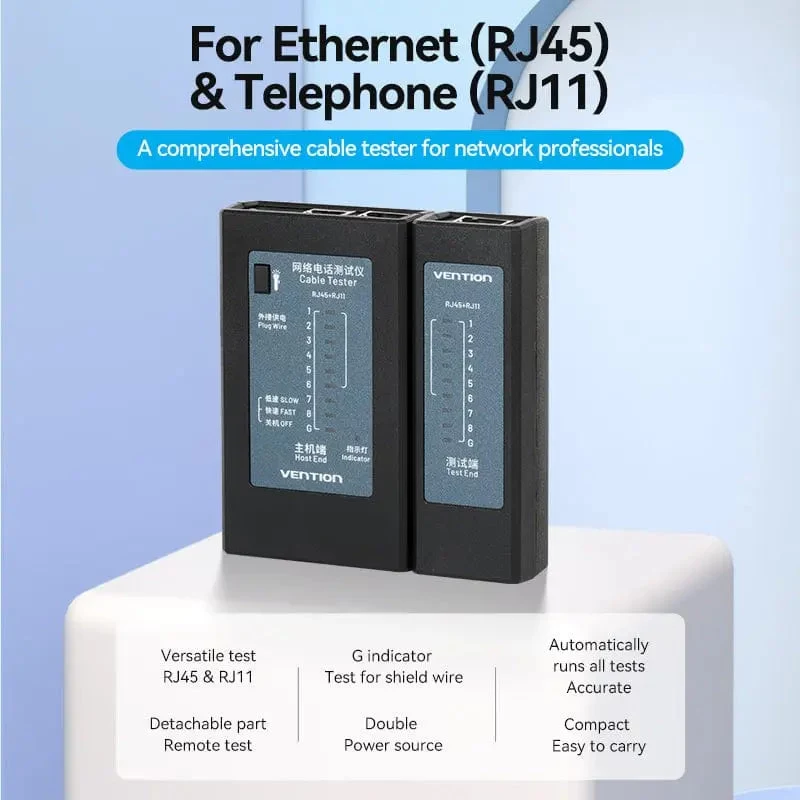 VENTION KEFB0 RJ45 Network Cable Tester