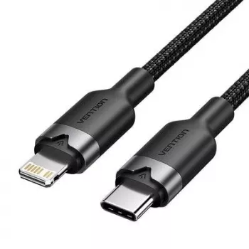 VENTION LALBH USB-C to Lightning kaabel 2m must MFi sertifikaadiga kiirlaadimine