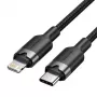 VENTION LALBH USB-C to Lightning kaabel 2m must MFi sertifikaadiga kiirlaadimine