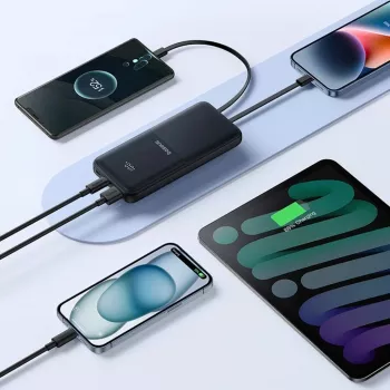 Baseus Lipow 10000 mAh 22.5W Power Bank Must