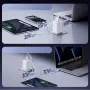 Baseus EnerFill FE11 2 x USB-C / USB-A 100W - Valge