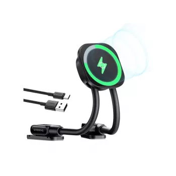 Baseus PrimeTrip C03sPro autotüübi hoidik induktiivlaadijaga, kleepuv, must