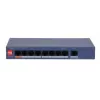 DAHUA CS4009-8ET1GT-60 Hallatav L2 lüliti 8 PoE pordi ja 1 Gigabit ühendusega, 60W PoE eelarvega