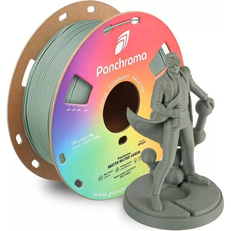 Polymaker Panchroma PLA Matte Muted Green 1.75mm 1kg