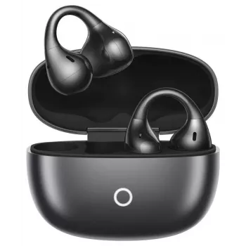 realme Buds Clip Czarne Mustad Juhtmega Kõrvaklapid 3,5 mm Pistikuga ja Mikrofoniga