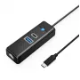 ORICO PW3UR25-C3 USB-C Hub 3-Port USB-A 3.0 USB-C 3.0 2.5G Ethernet 0.15m Must