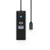 ORICO PW3UR25-C3 USB-C Hub 3-Port with 2.5G Ethernet, 1x USB-A 3.0, 1x USB-C 3.0, 1.8m Cable, Black